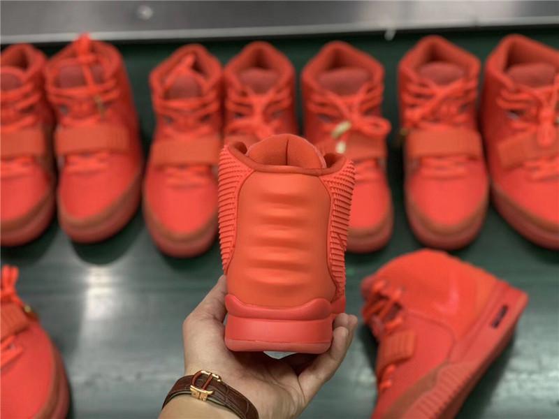 God Air Yeezy 2 Red October Real materials Limited pairs